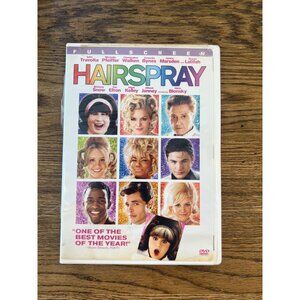 Hairspray Fullscreen DVD 2007 Musical Comedy Movie John Travolta Pre-Owned